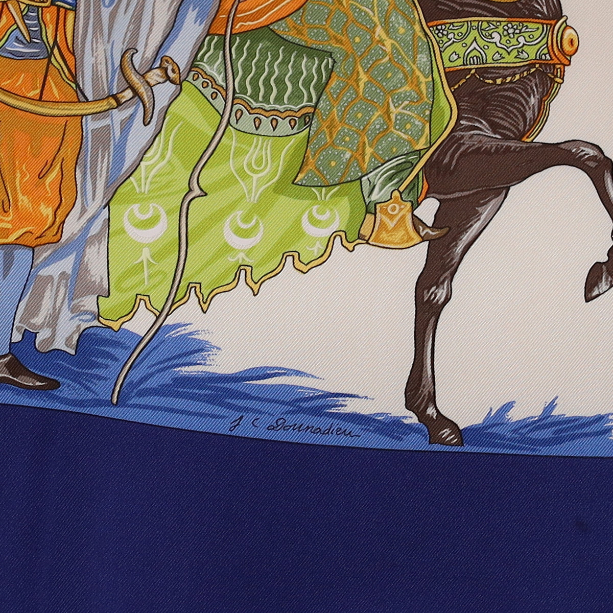 Pristine Boxed Hermès Turqueries en L'honneur de Mr de T Silk Scarf Quite Rare