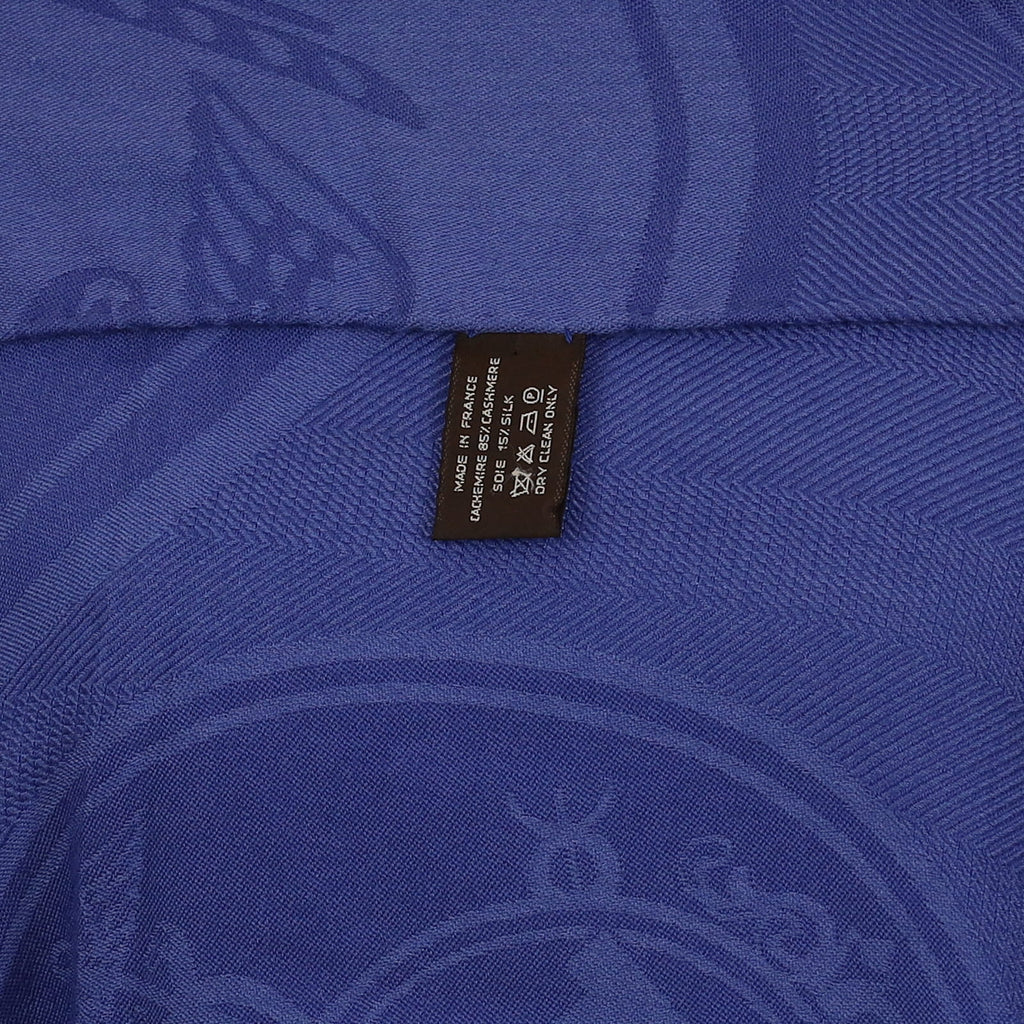 Pristine Boxed Hermès Libris Cashmere Blend Stole