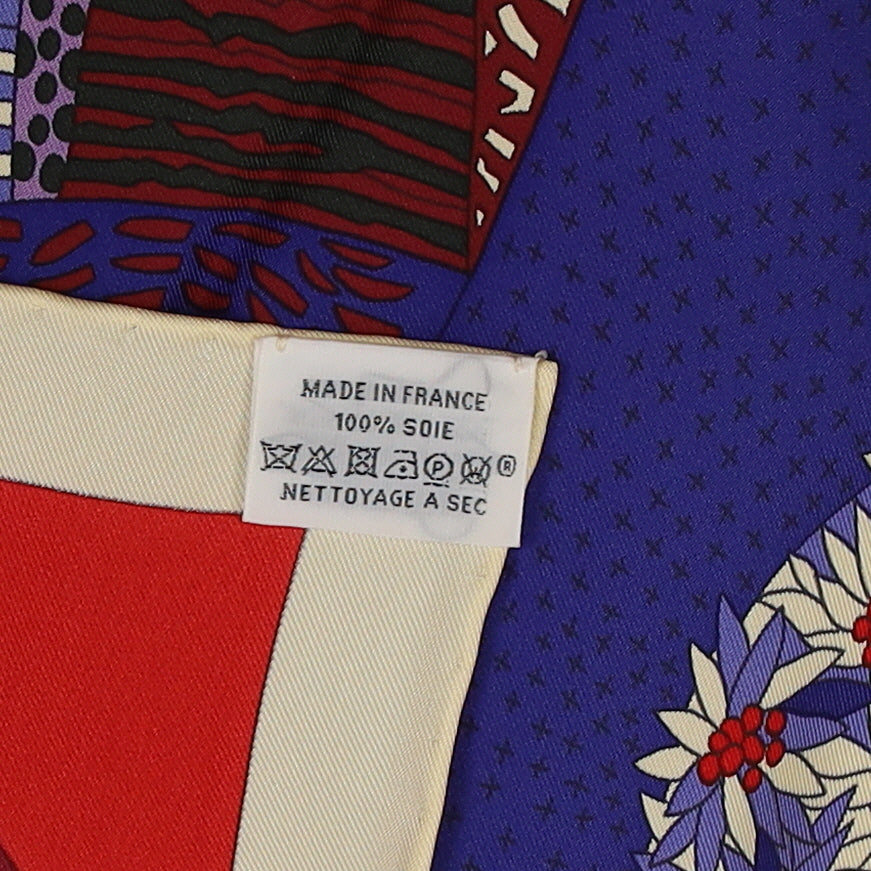 Brand New Boxed Hermès À Travers Champs Silk Scarf