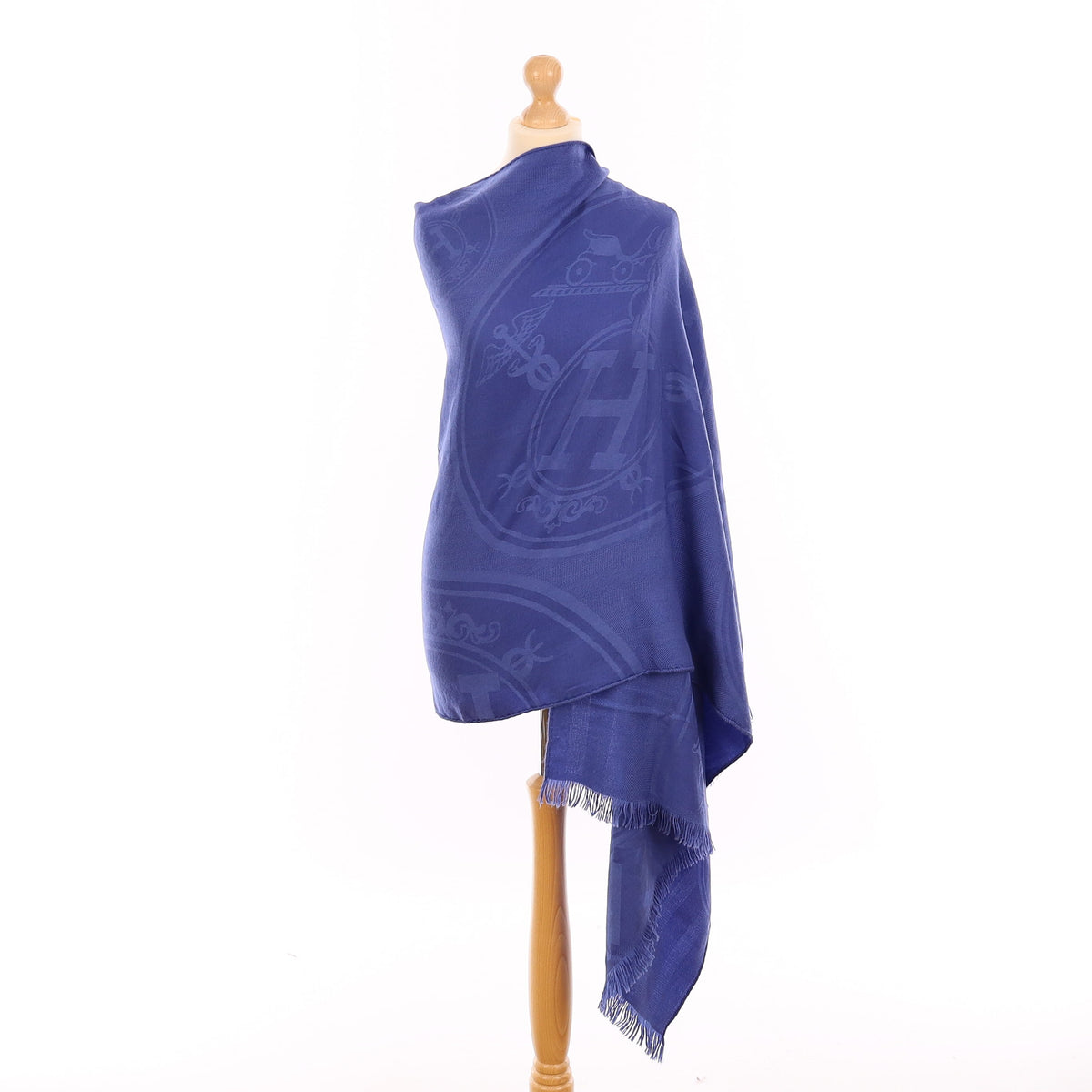Pristine Boxed Hermès Libris Cashmere Blend Stole