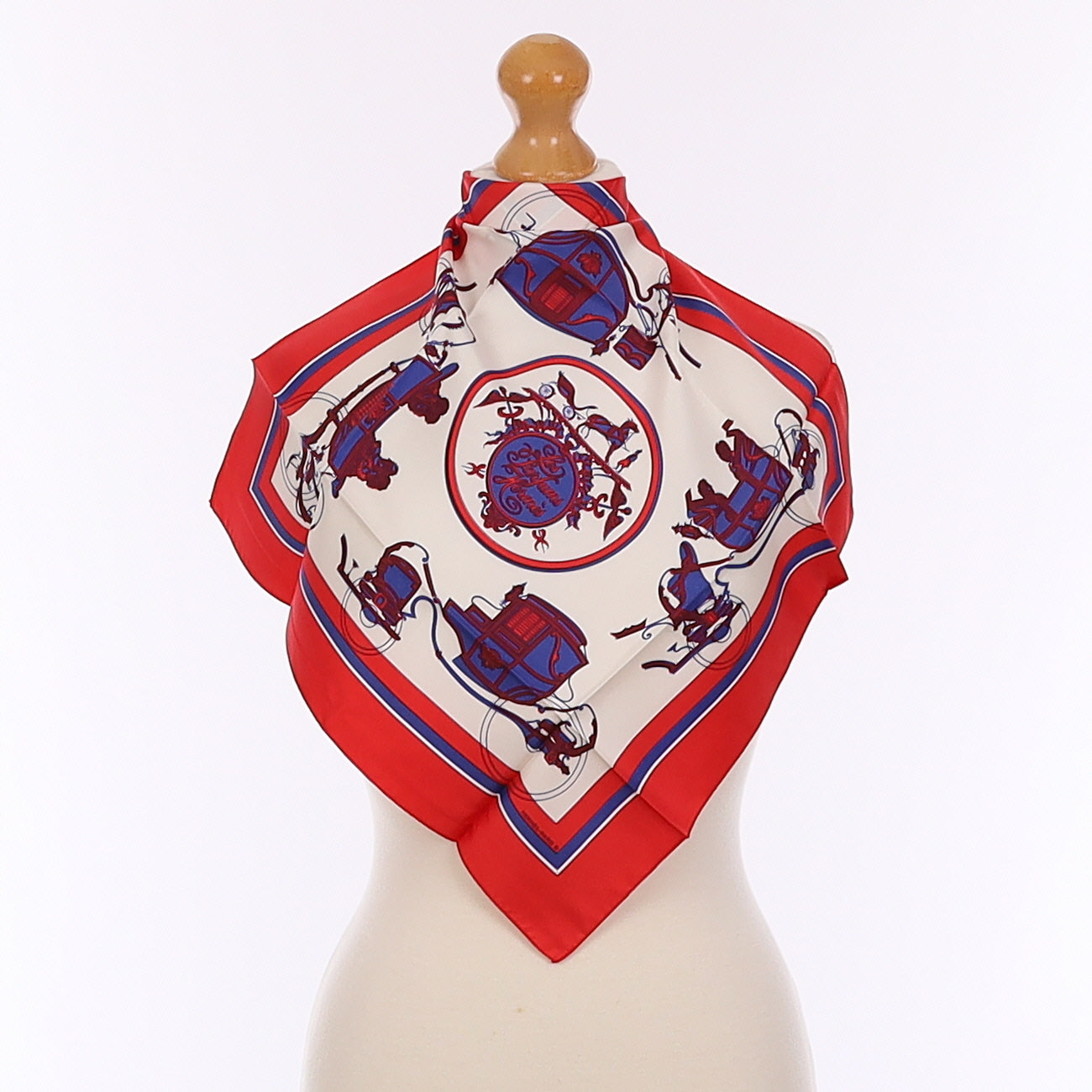 Brand New Boxed Hermès La Parfums Silk Scarf