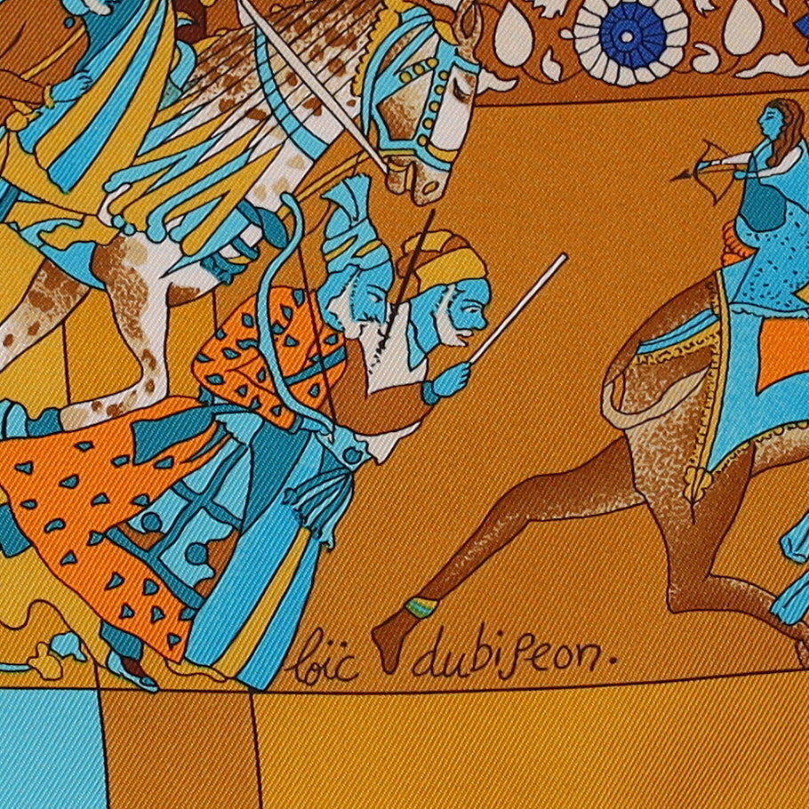 Brand New Boxed Hermès Fantaisies Indiennes Silk Scarf