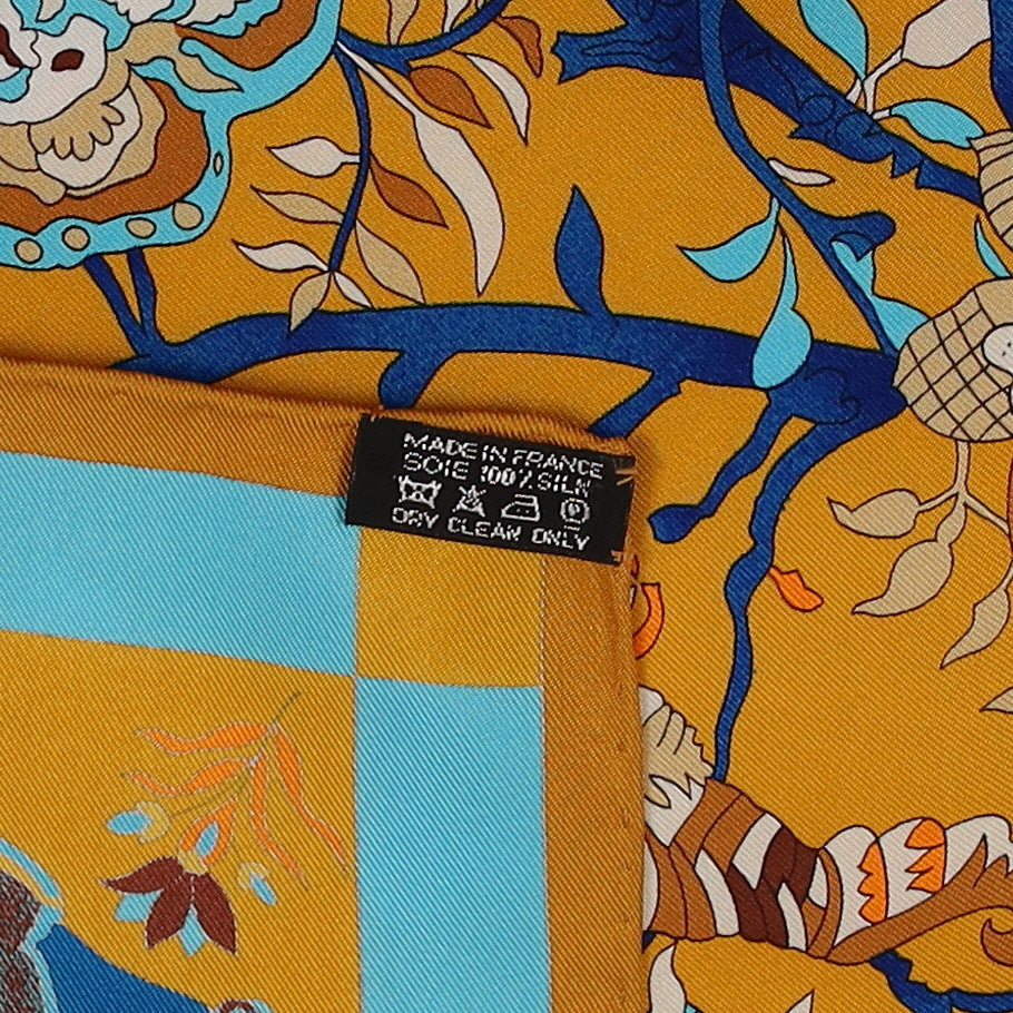 Brand New Boxed Hermès Fantaisies Indiennes Silk Scarf