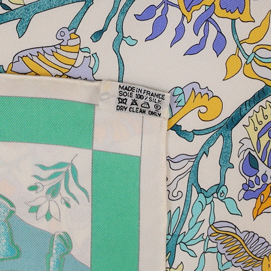 Brand New Boxed Hermès Fantaisies Indiennes Silk Scarf Quite Rare