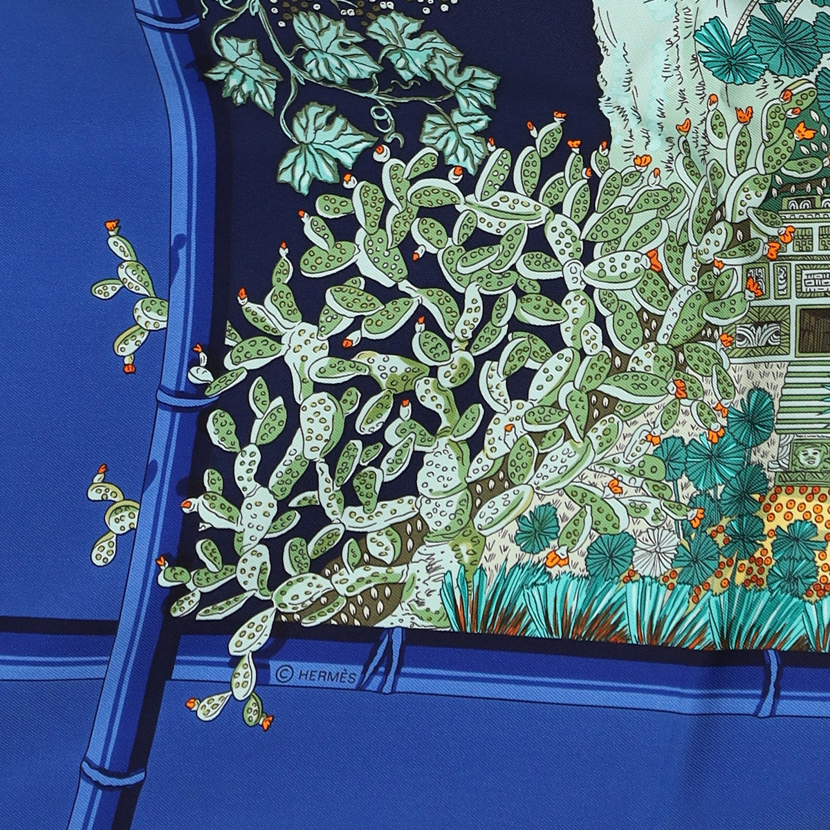 Brand New Boxed Hermès Jardins D'hiver Silk Scarf Quite Rare