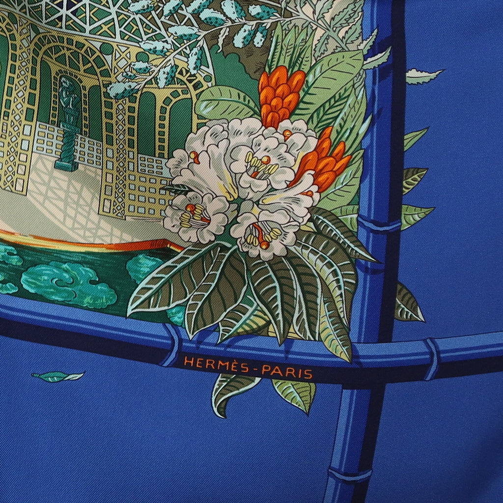 Brand New Boxed Hermès Jardins D'hiver Silk Scarf Quite Rare