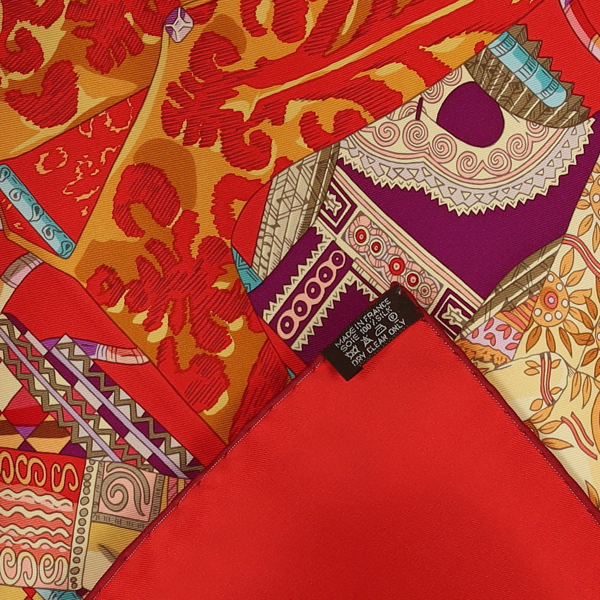 Brand New Boxed Hermès Voyage en Étoffes Silk Scarf Quite Rare