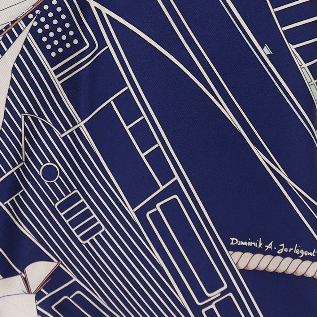 Pristine Boxed Hermès Tuiga Silk Scarf Quite Rare