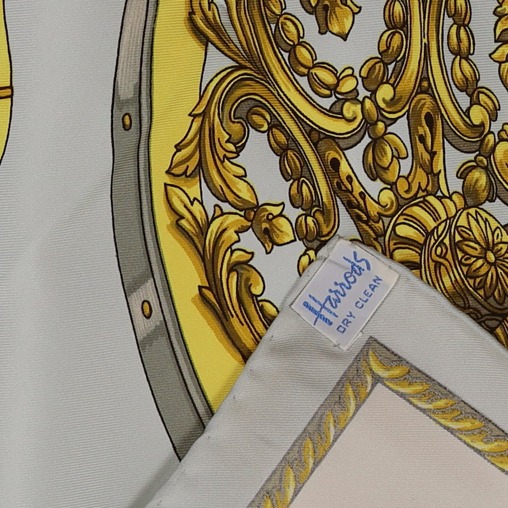 Brand New Boxed Hermès Les Roues de Canon Silk Scarf