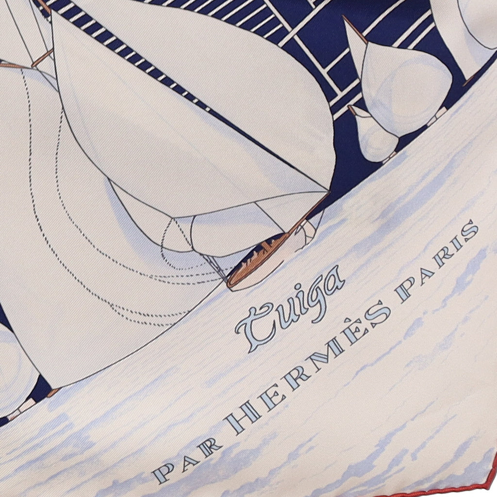 Pristine Boxed Hermès Tuiga Silk Scarf Quite Rare