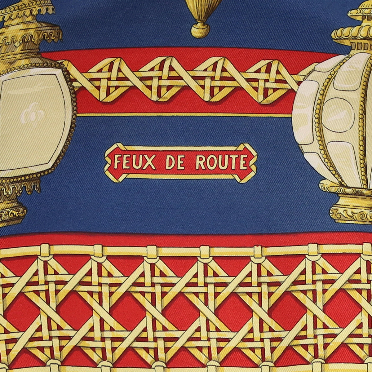 Hèrmes Feux De Route Silk Scarf