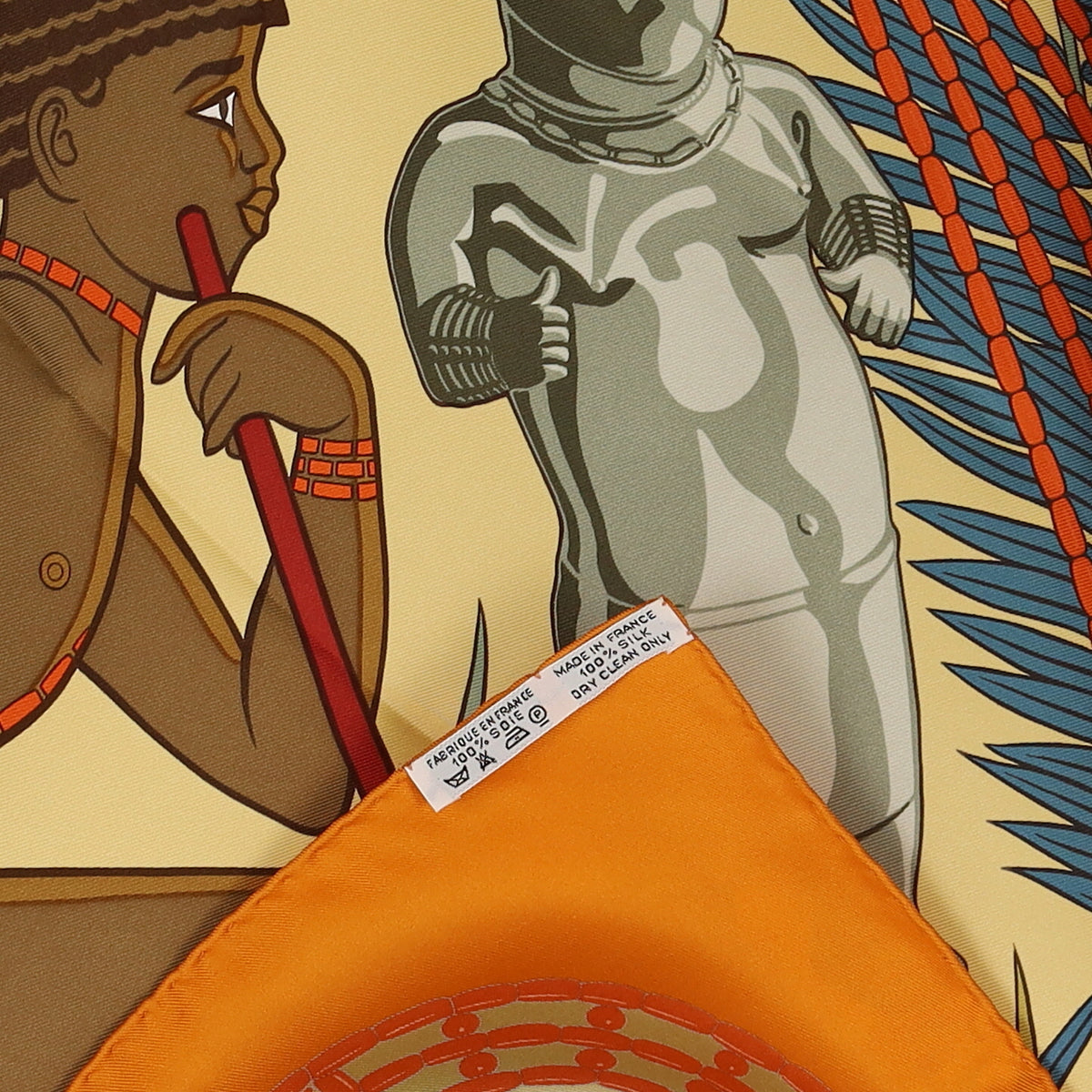 Brand New Boxed Hermès Trésor Royal du Bénin Silk Scarf Quite Rare