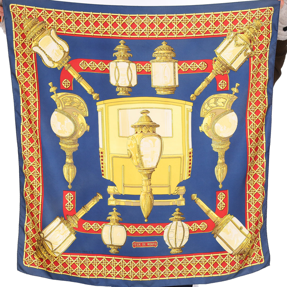 Hèrmes Feux De Route Silk Scarf
