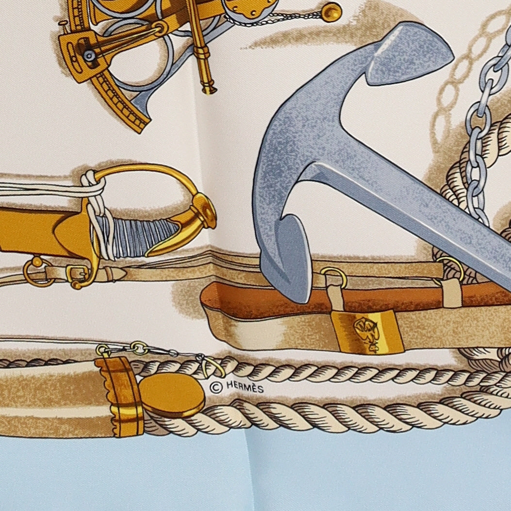 Brand New Boxed Hermès Musée Silk Scarf