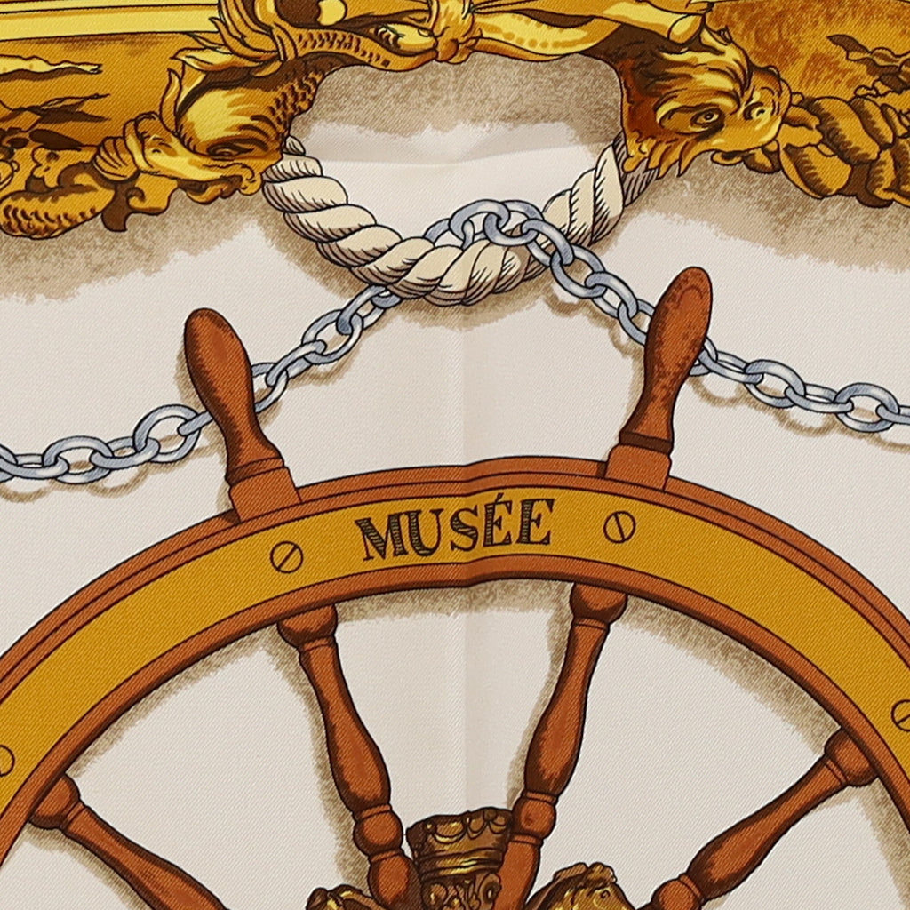 Brand New Boxed Hermès Musée Silk Scarf