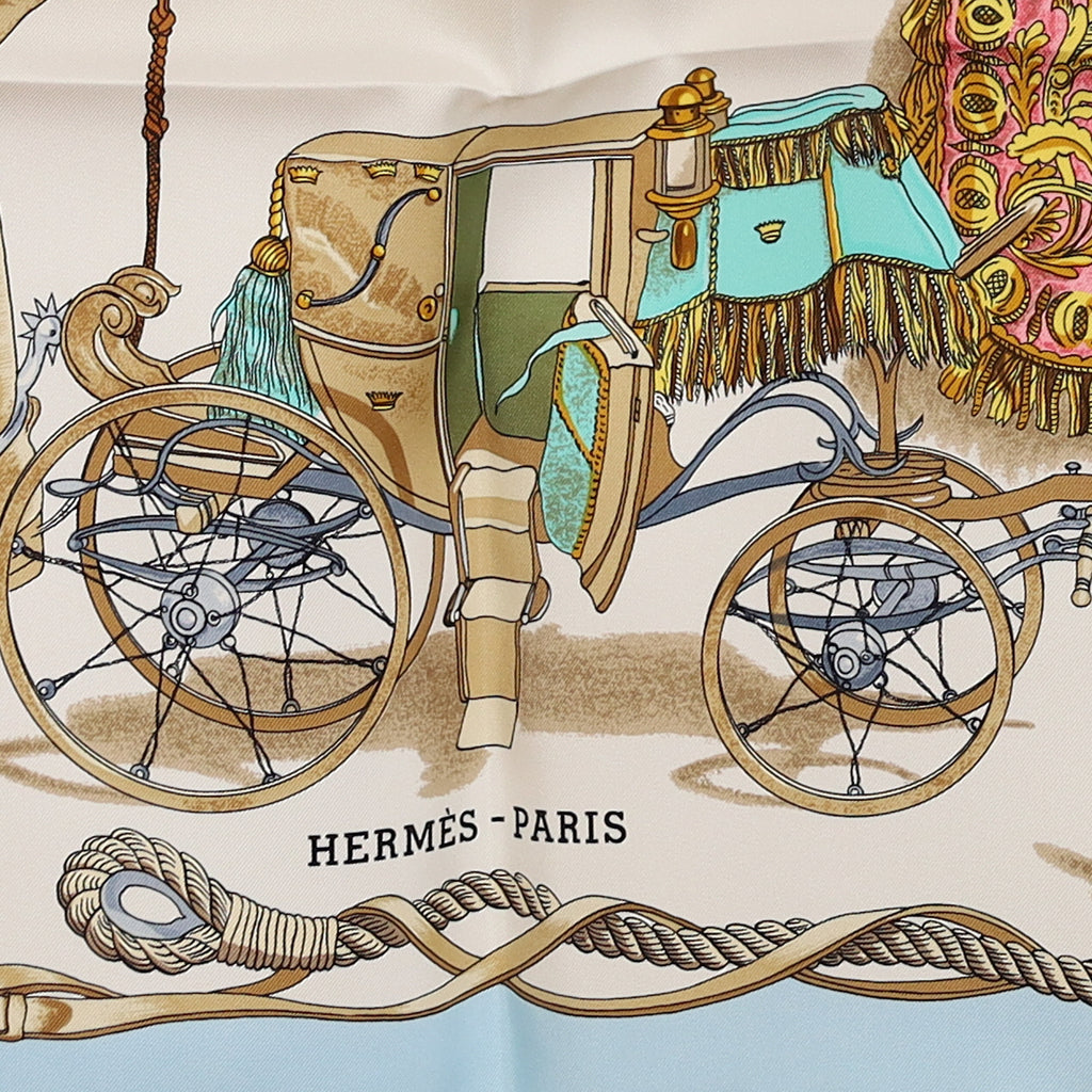Brand New Boxed Hermès Musée Silk Scarf