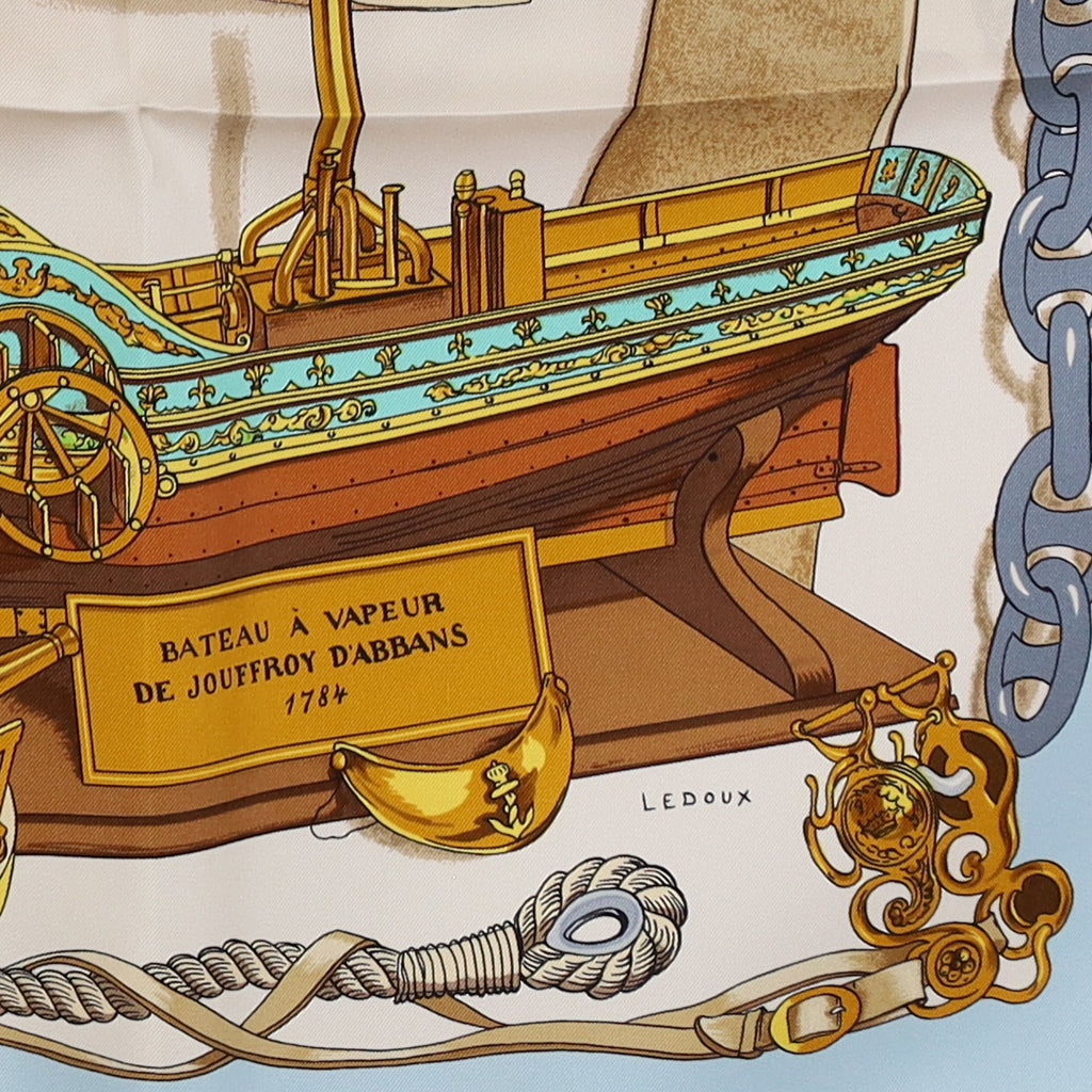 Brand New Boxed Hermès Musée Silk Scarf