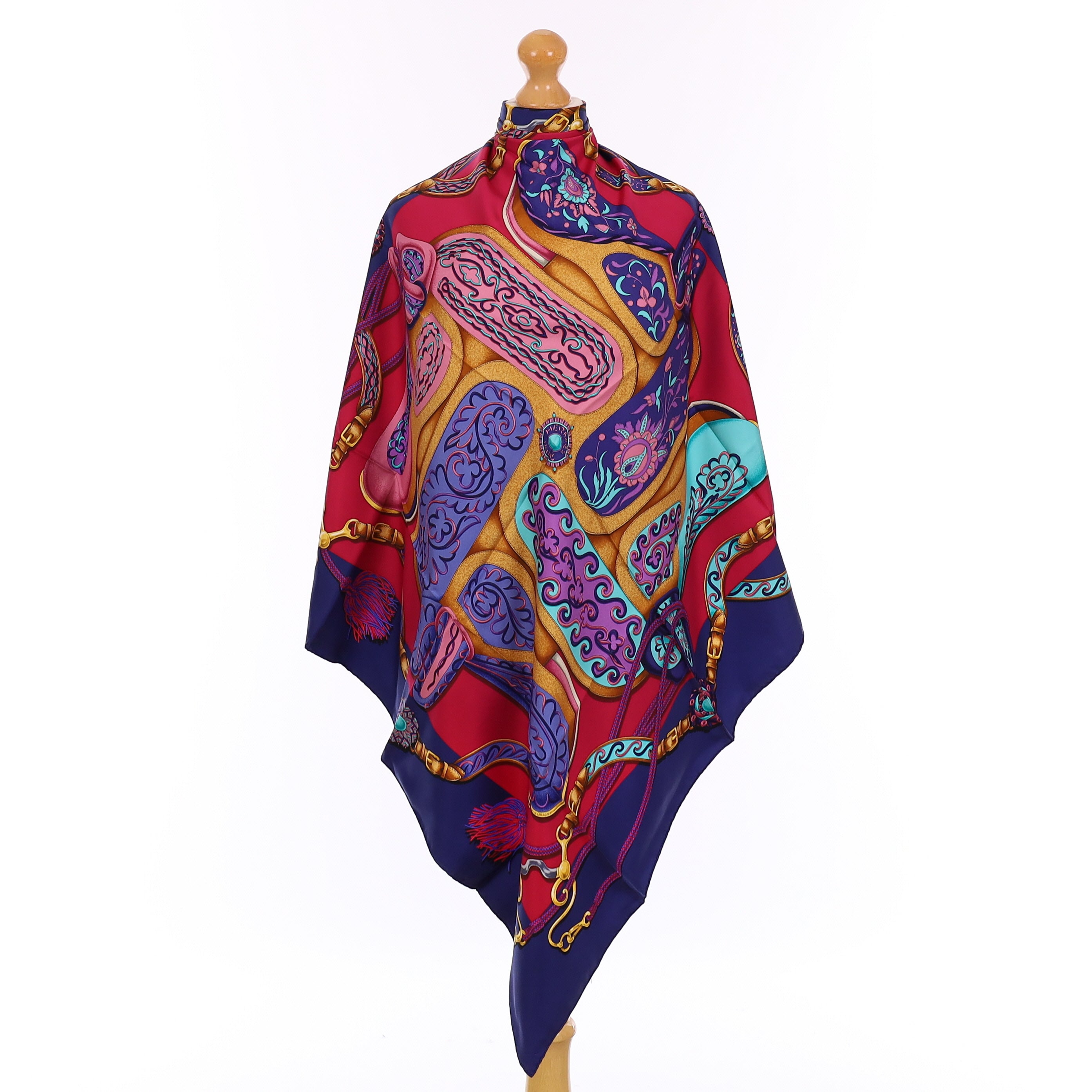Pristine Boxed Hermès Festival Silk Scarf