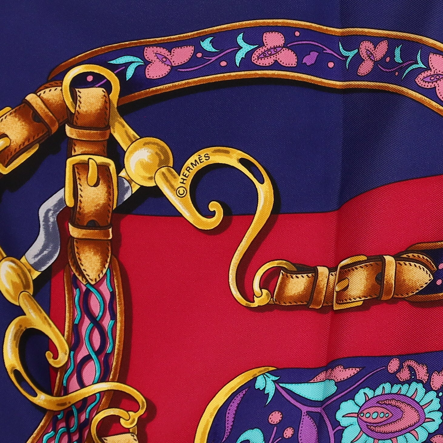 Pristine Boxed Hermès Festival Silk Scarf