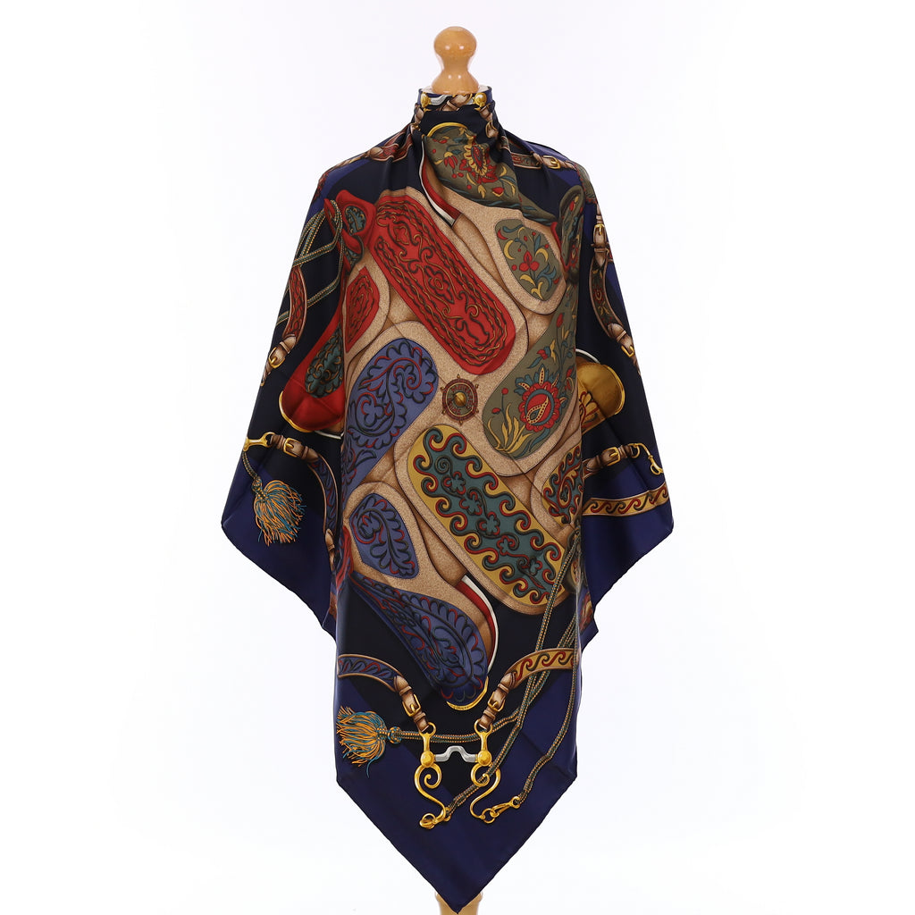 Brand New Boxed Hermès Festival Silk Scarf