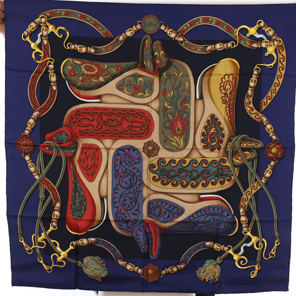 Brand New Boxed Hermès Festival Silk Scarf