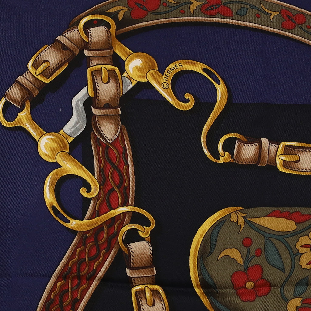 Brand New Boxed Hermès Festival Silk Scarf