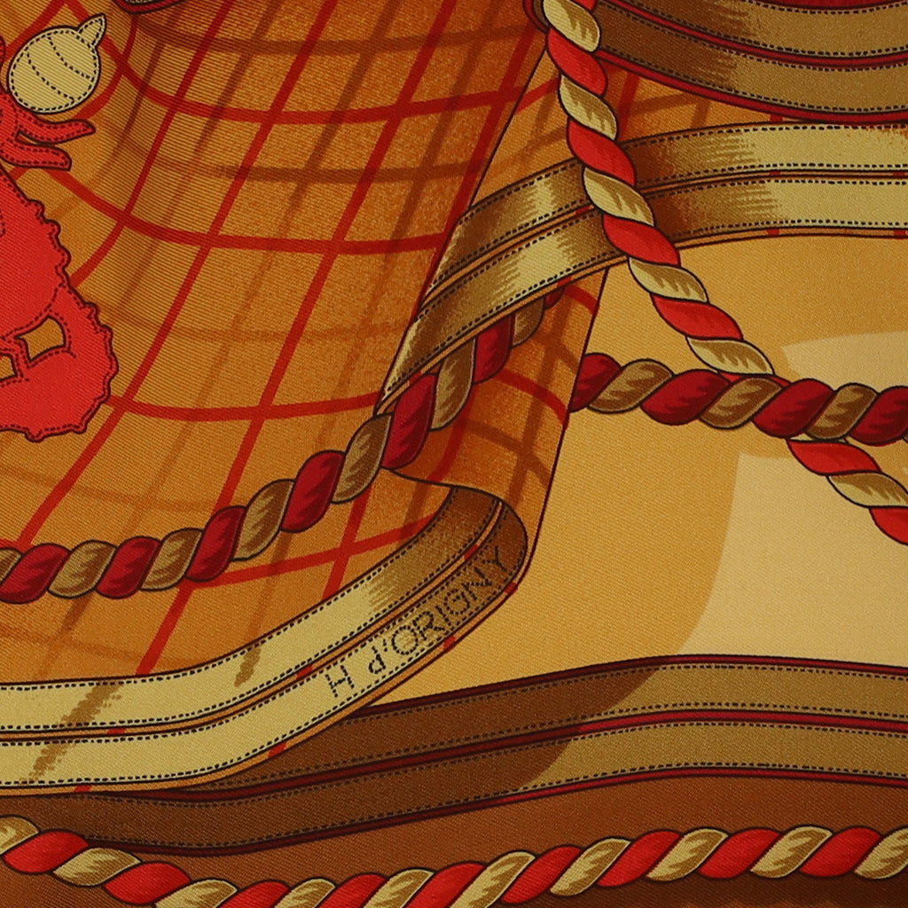 Brand New Boxed Hermès Grande Tenue Silk Scarf