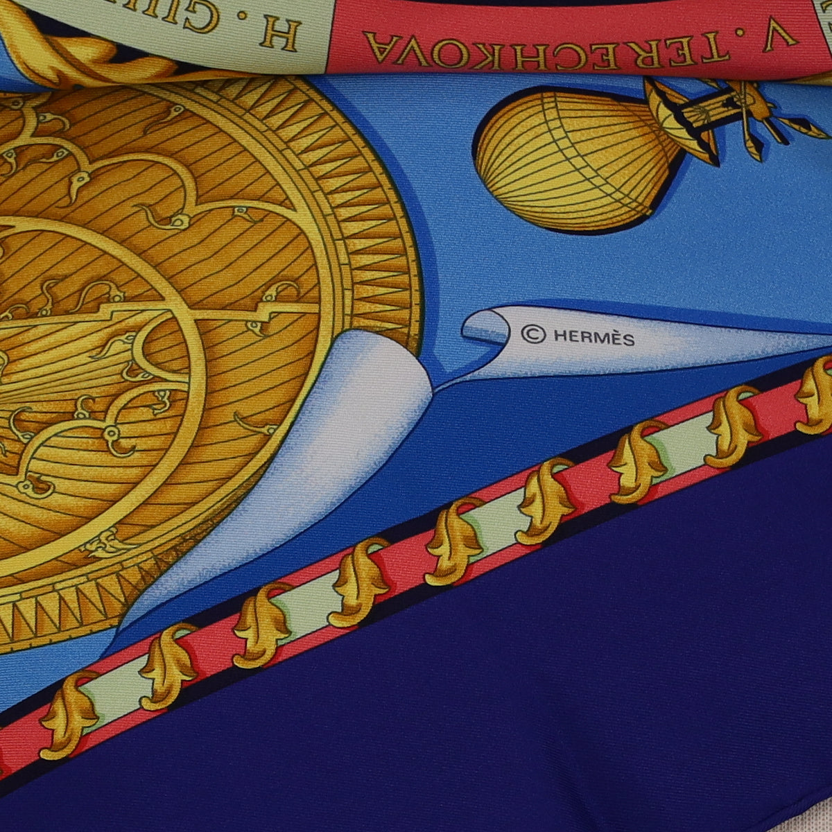 Brand New Boxed Hermès Rêves D’espace Silk Scarf Quite Rare