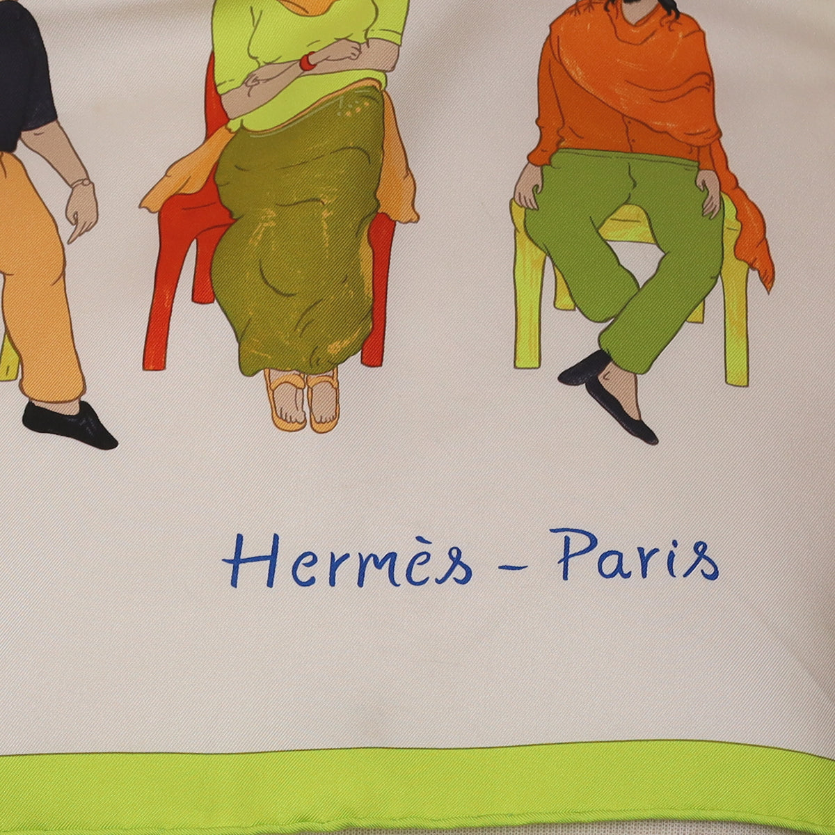 Boxed Hermès Colour Masala Silk Scarf