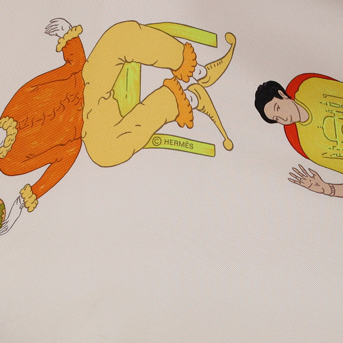 Boxed Hermès Colour Masala Silk Scarf