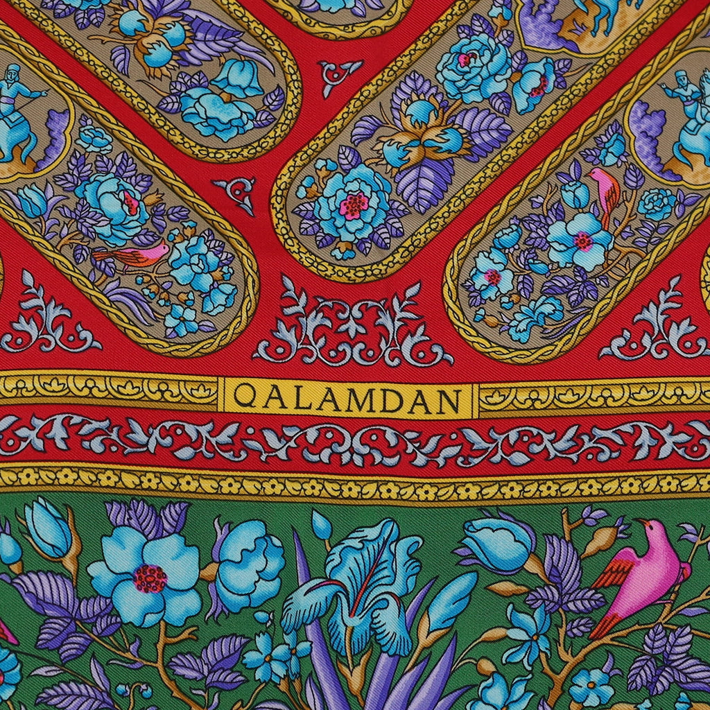 Pristine Boxed Hermès Qalamdan Silk Scarf