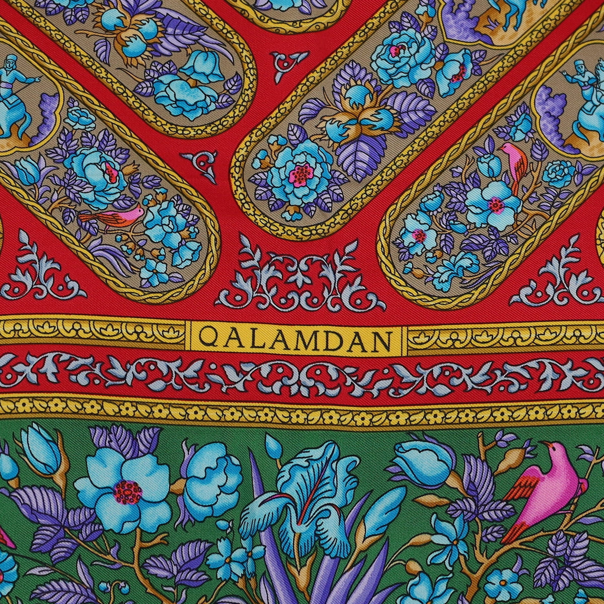 Pristine Boxed Hermès Qalamdan Silk Scarf
