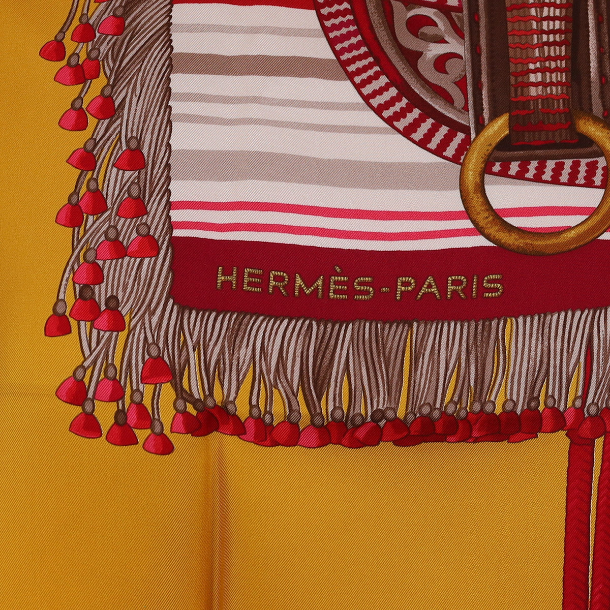 Pristine Boxed Hermès Selle D'apparat Marocaine Silk Scarf