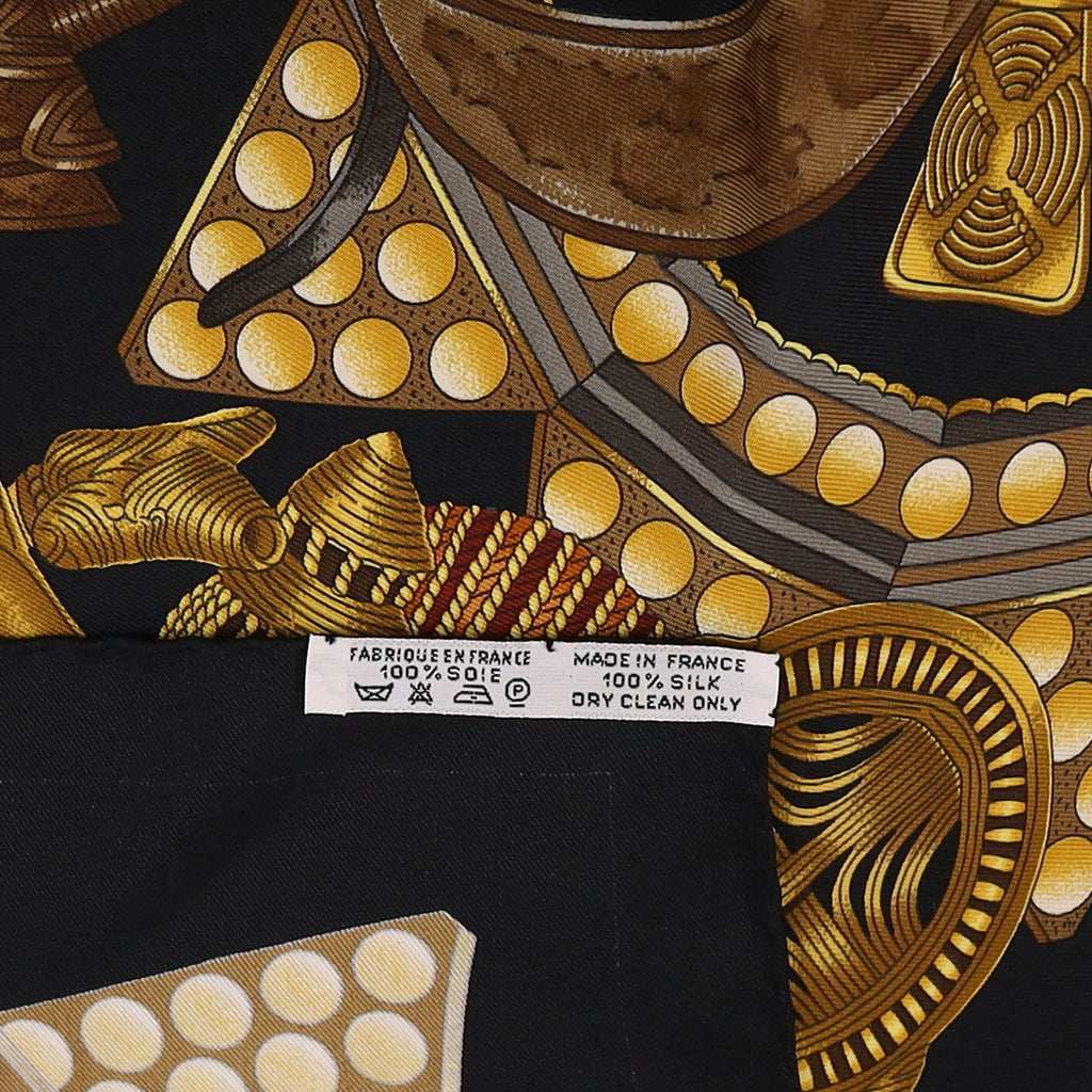 Pristine Boxed Hermès L'or des Chefs Silk Scarf
