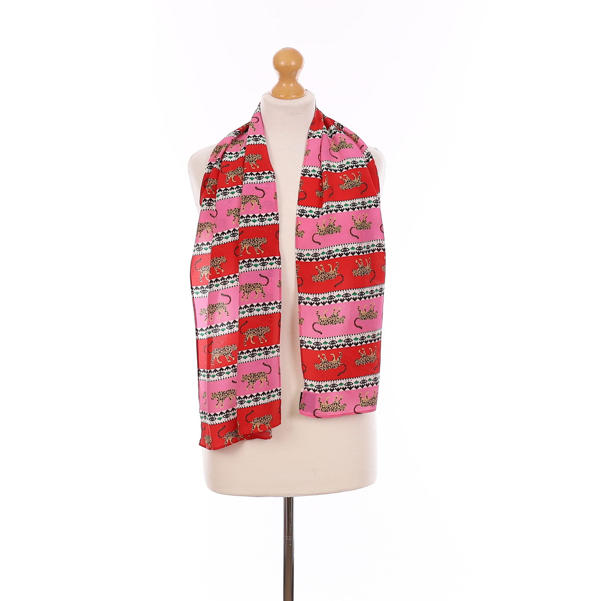 Pristine Hayley Menzies Leopard Silk Scarf