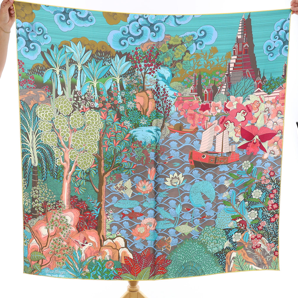Brand New Jim Thompson Silk Scarf