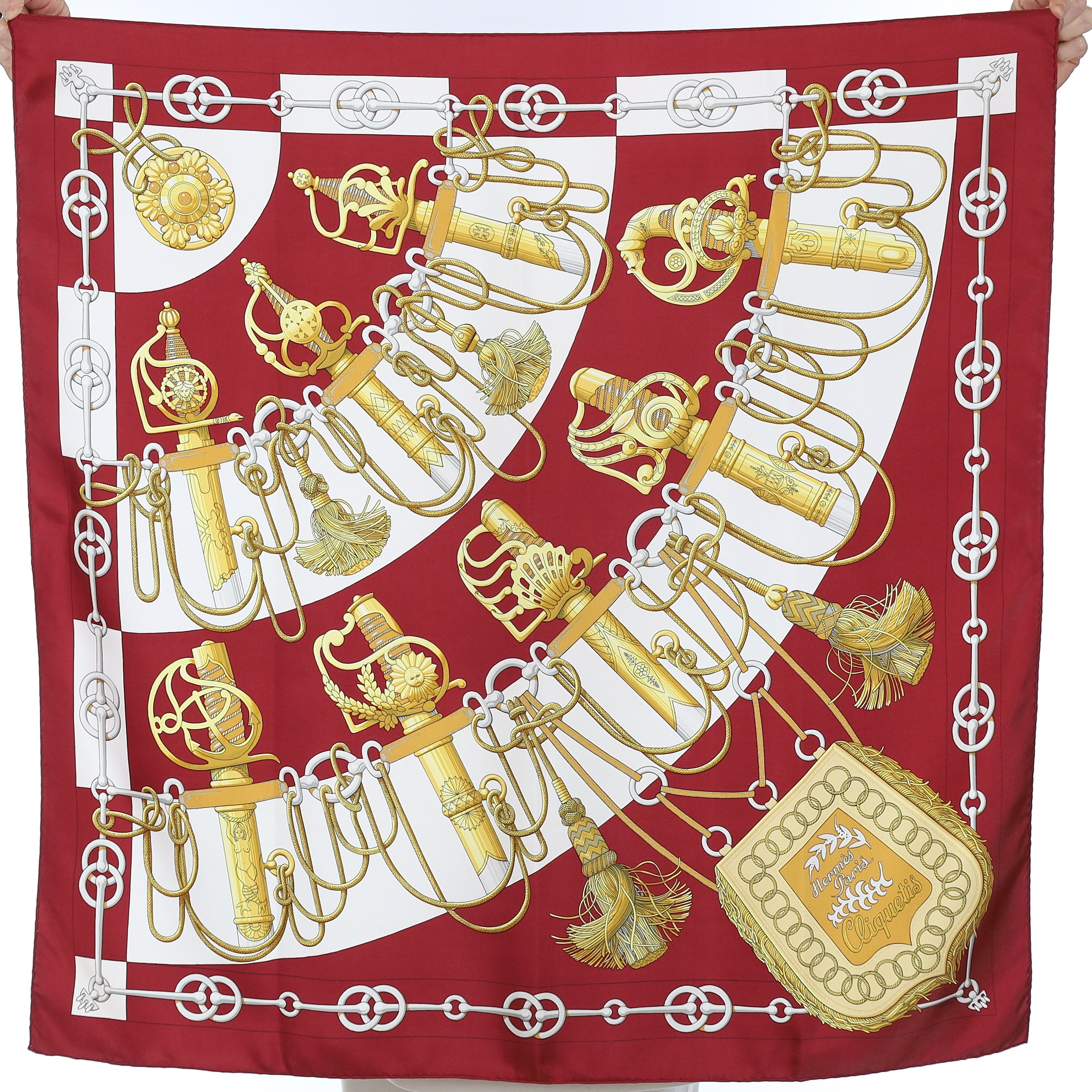 Hermès Cliquetis Silk Scarf