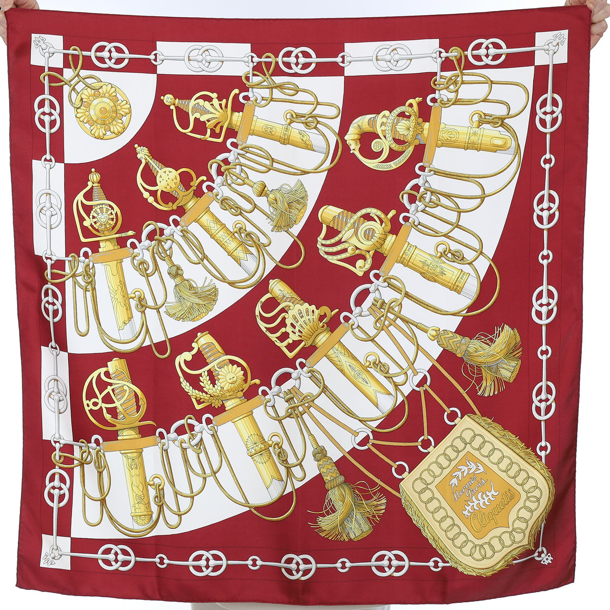 Hermès Cliquetis Silk Scarf