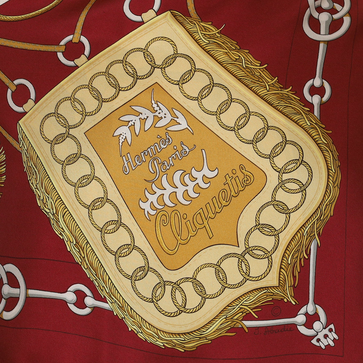 Hermès Cliquetis Silk Scarf