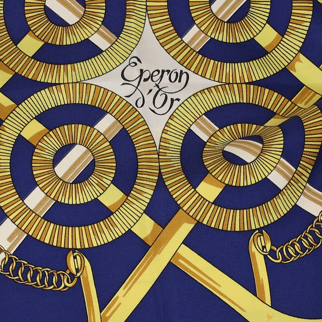 Hermès Eperon d'Or Silk Scarf