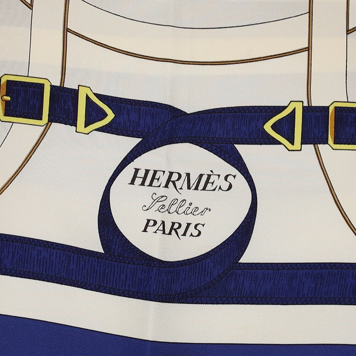 Hermès Eperon d'Or Silk Scarf