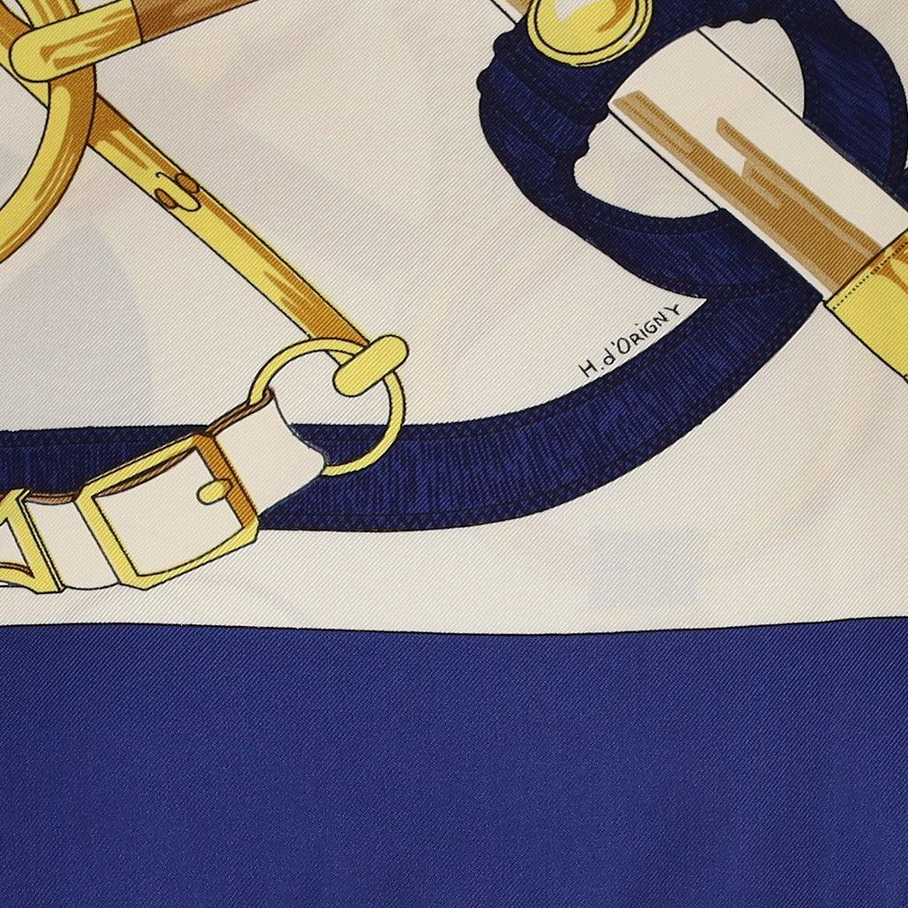 Hermès Eperon d'Or Silk Scarf