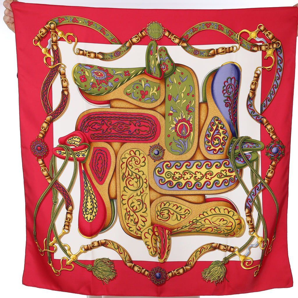 Hermès Festival Silk Scarf