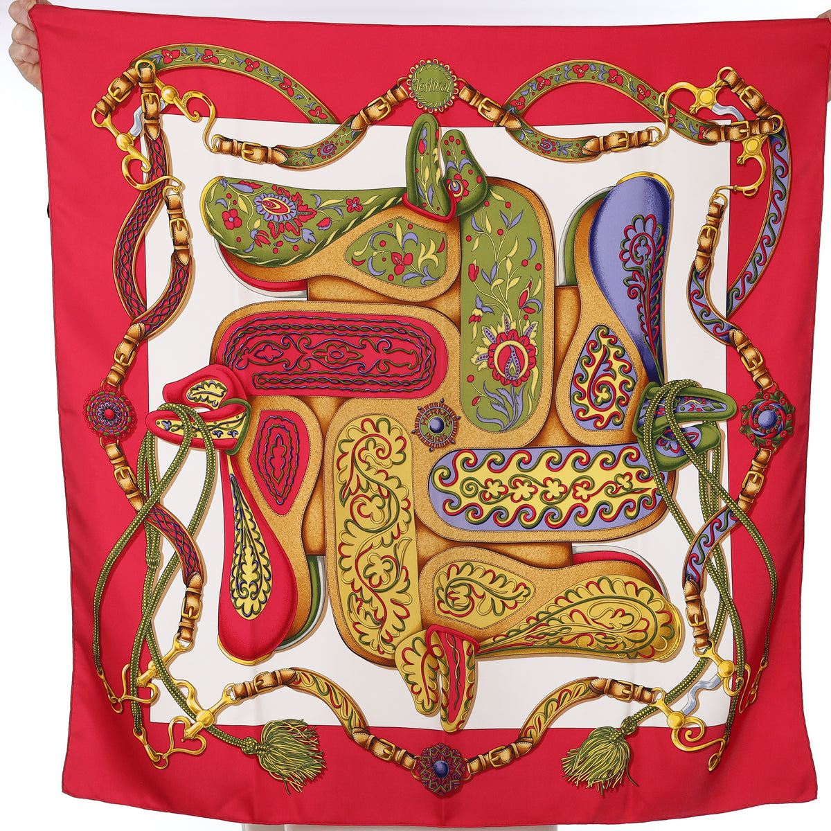 Hermès Festival Silk Scarf