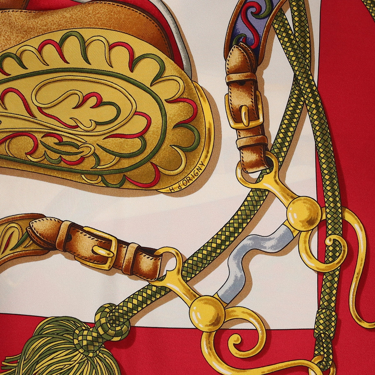 Hermès Festival Silk Scarf