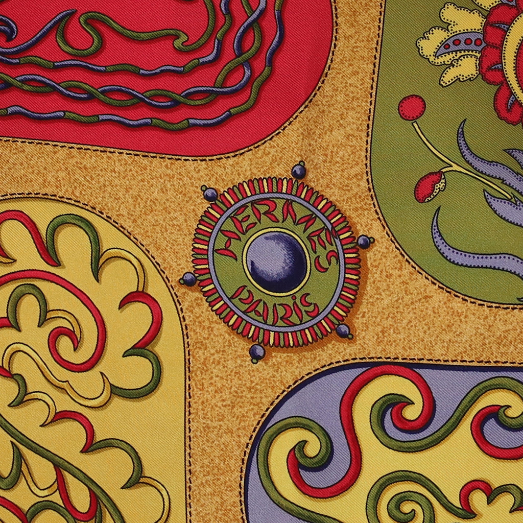 Hermès Festival Silk Scarf