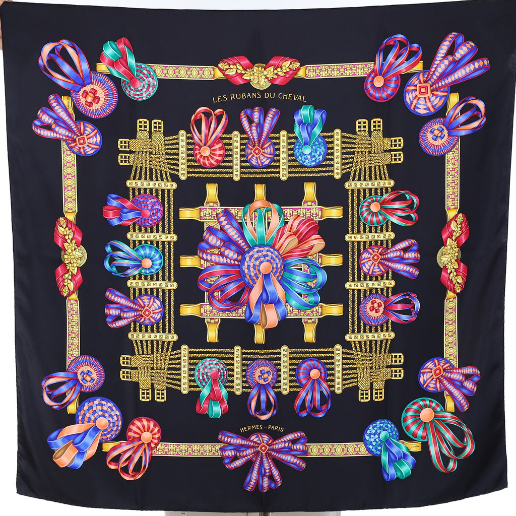 Hermès Les Rubans du Cheval Silk Scarf