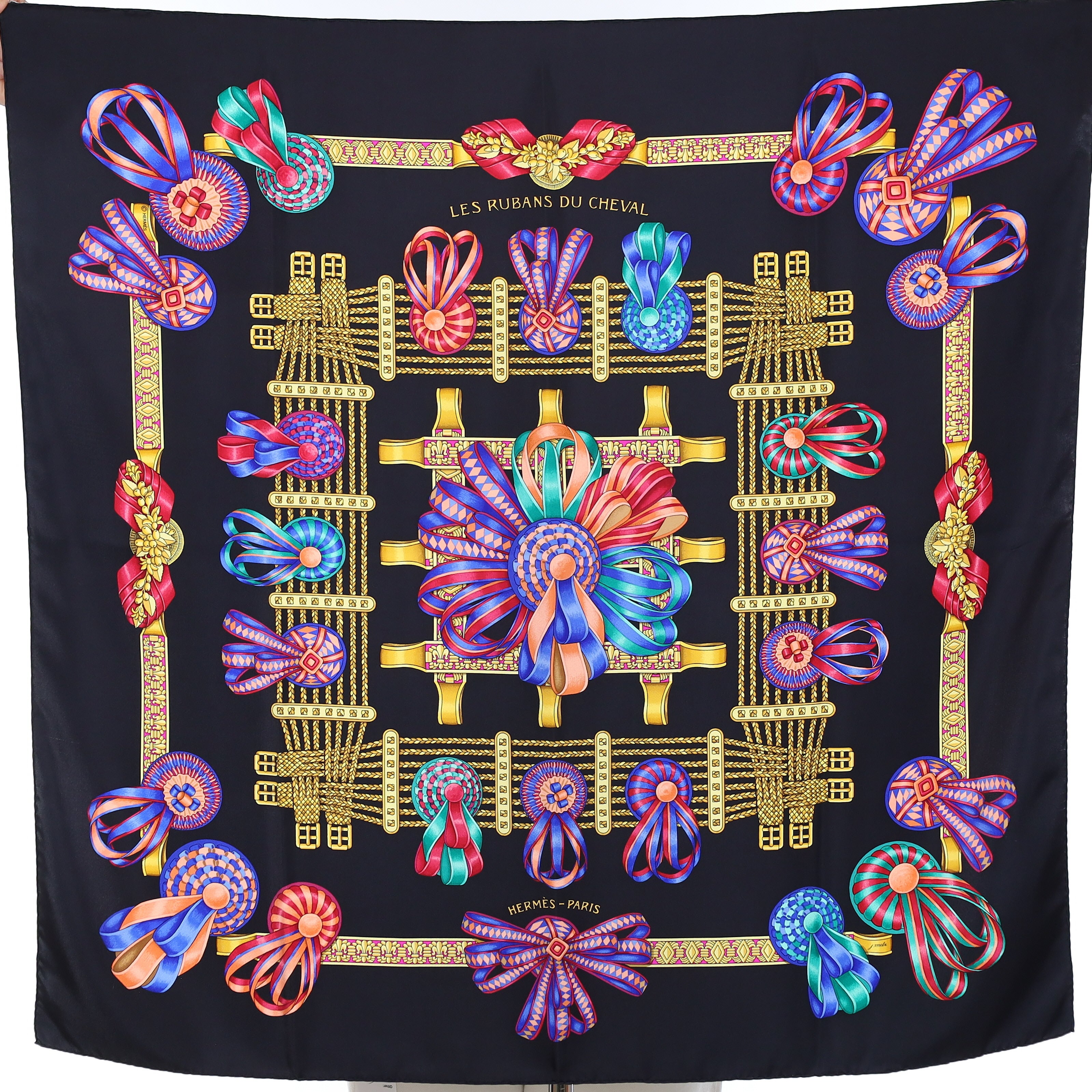 Hermès Les Rubans du Cheval Silk Scarf