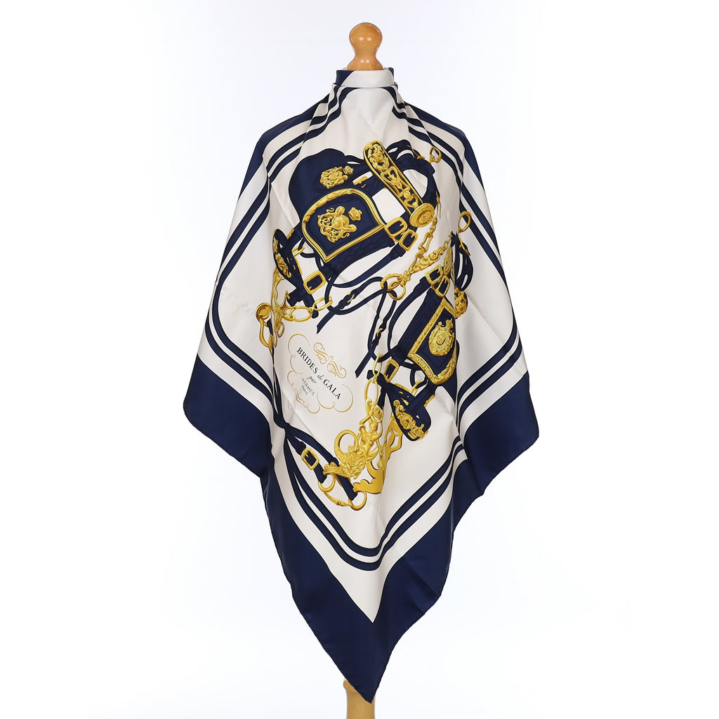 Pristine Boxed Hermès Brides de Gala Silk Scarf