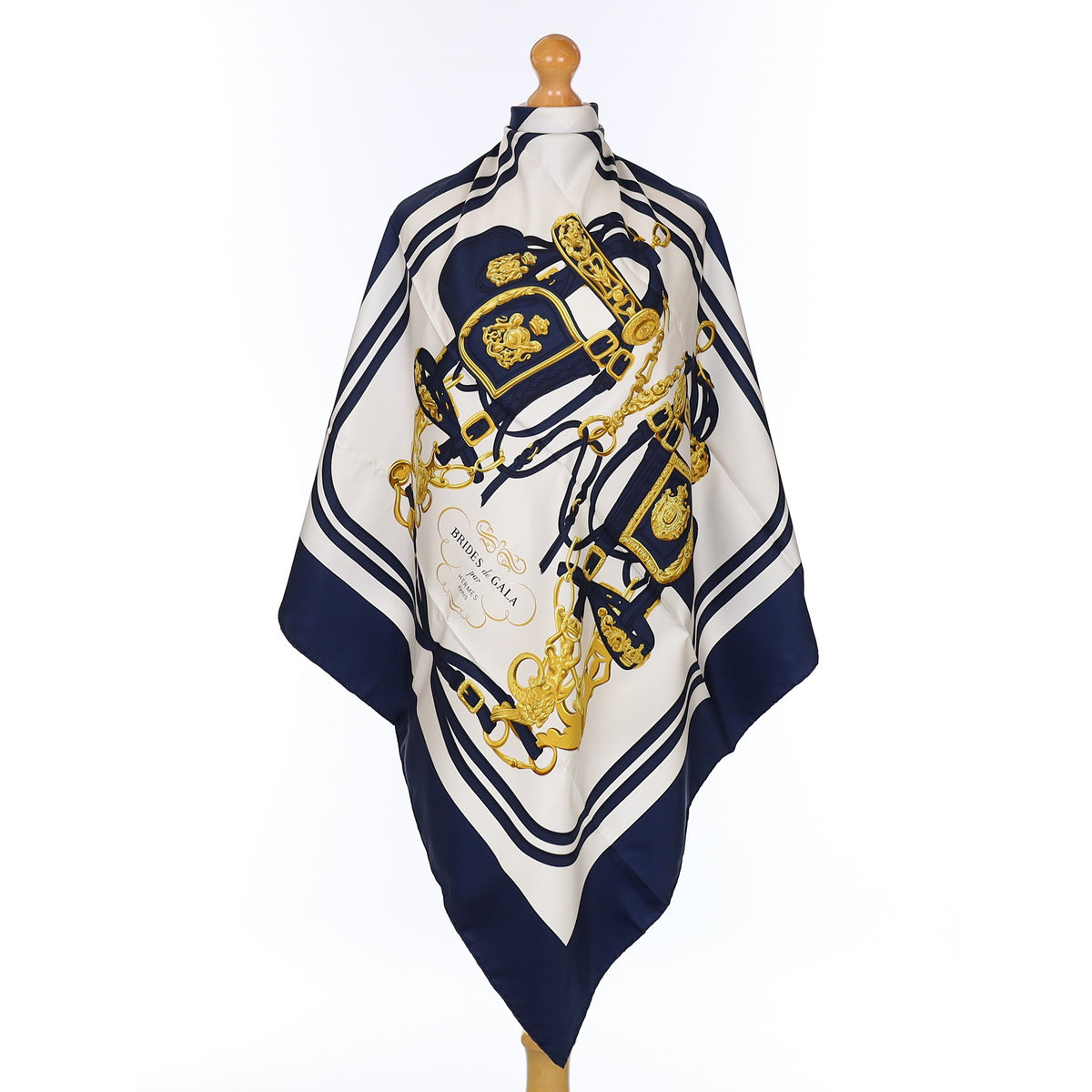 Pristine Boxed Hermès Brides de Gala Silk Scarf